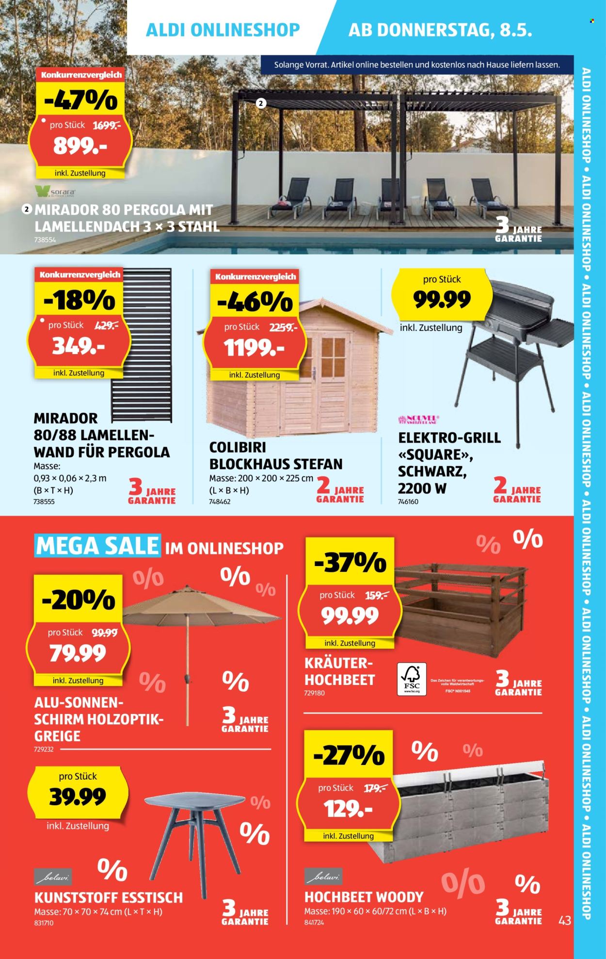 Catalogue Aldi - 8.5.2025 - 14.5.2025. Page 43.