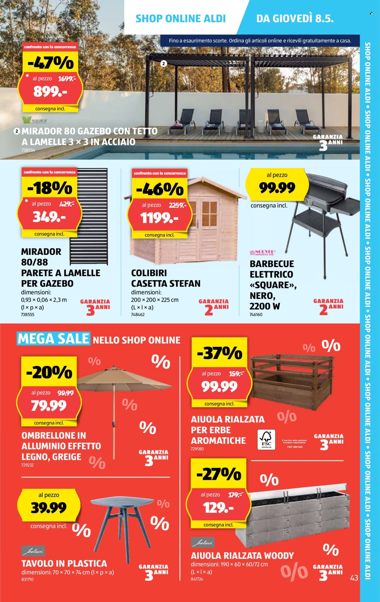 Catalogue Aldi - 8.5.2025 - 14.5.2025. Page 43.