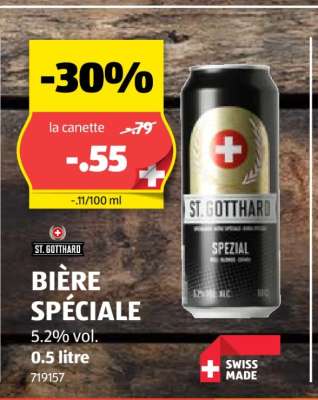 ST. GOTTHARD BIÈRE SPÉCIALE