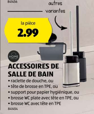 ACCESSOIRES DE SALLE DE BAIN