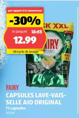 FAIRY CAPSULES LAVE-VAISSELLE AIO ORIGINAL