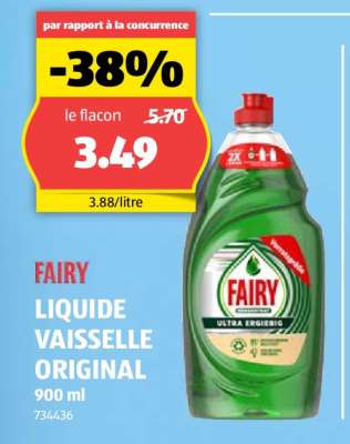 FAIRY LIQUIDE VAISSELLE ORIGINAL