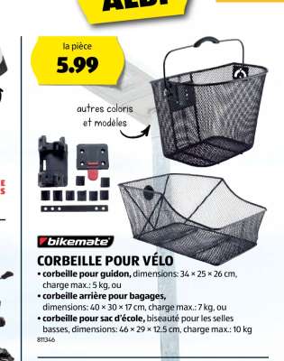 CORBEILLE POUR VÉLO