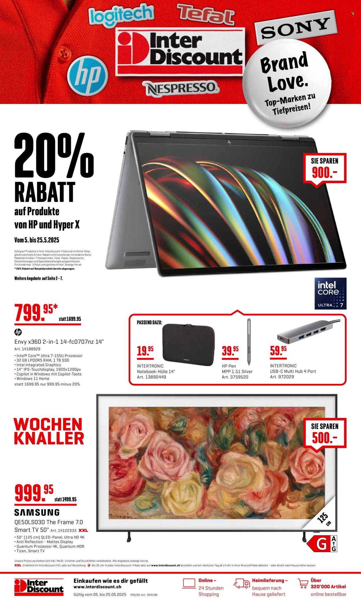 Catalogue Interdiscount - 5.5.2025 - 25.5.2025. Page 1.