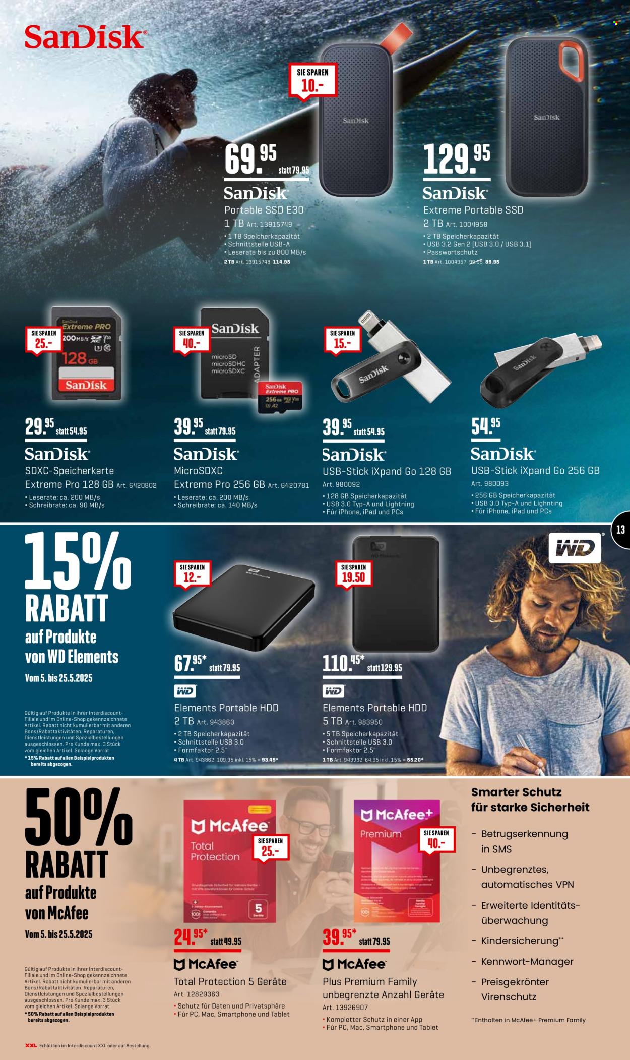 Catalogue Interdiscount - 5.5.2025 - 25.5.2025. Page 13.