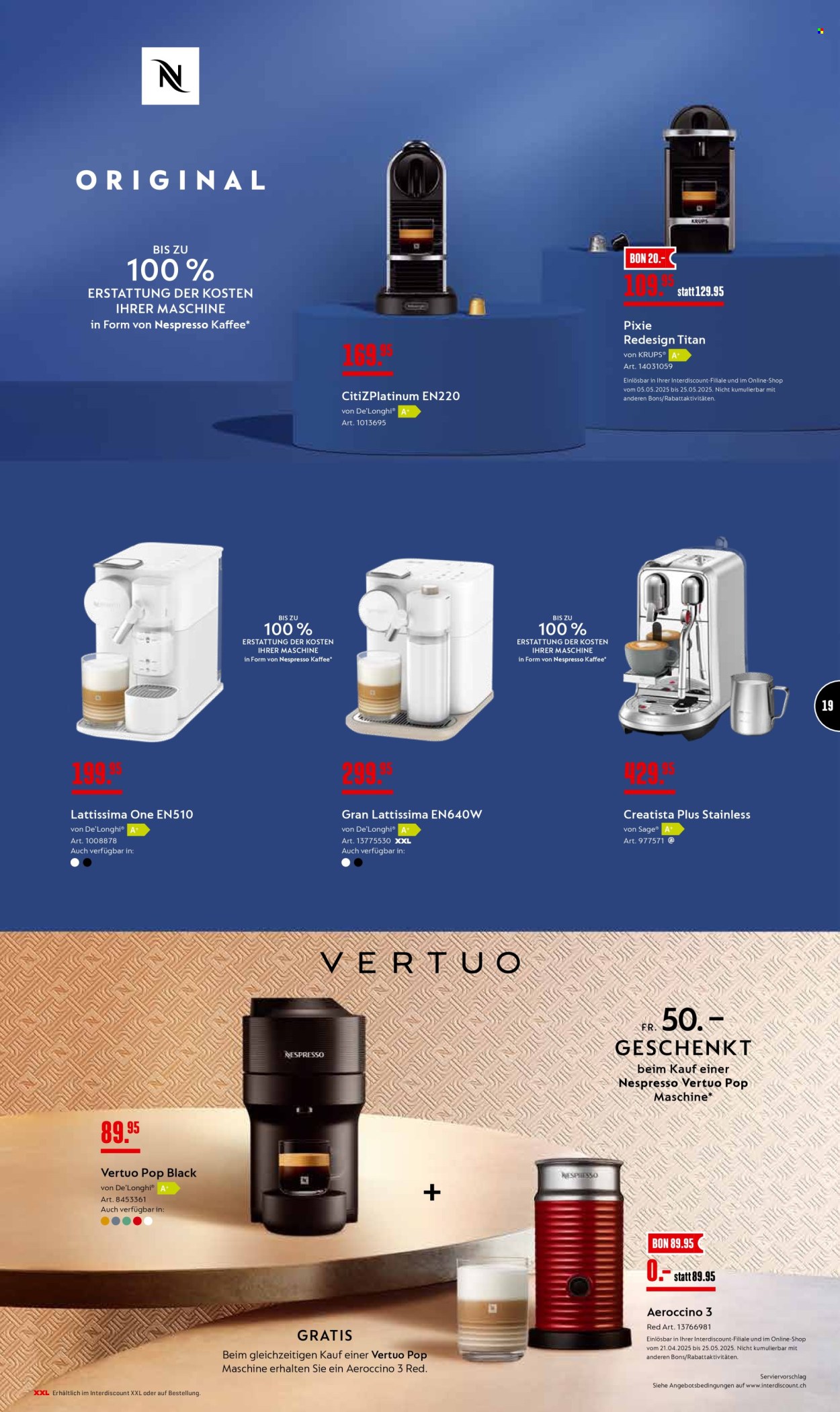 Catalogue Interdiscount - 5.5.2025 - 25.5.2025. Page 19.