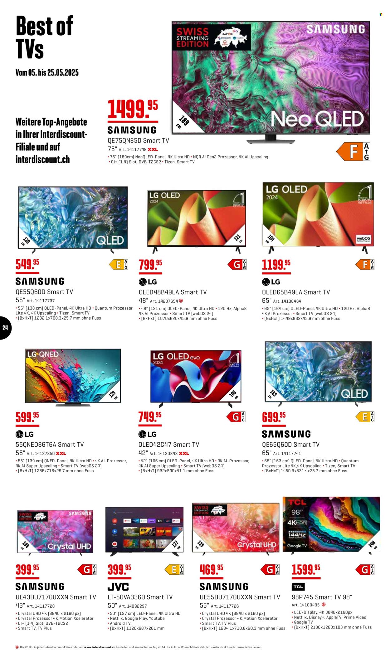 Catalogue Interdiscount - 5.5.2025 - 25.5.2025. Page 24.