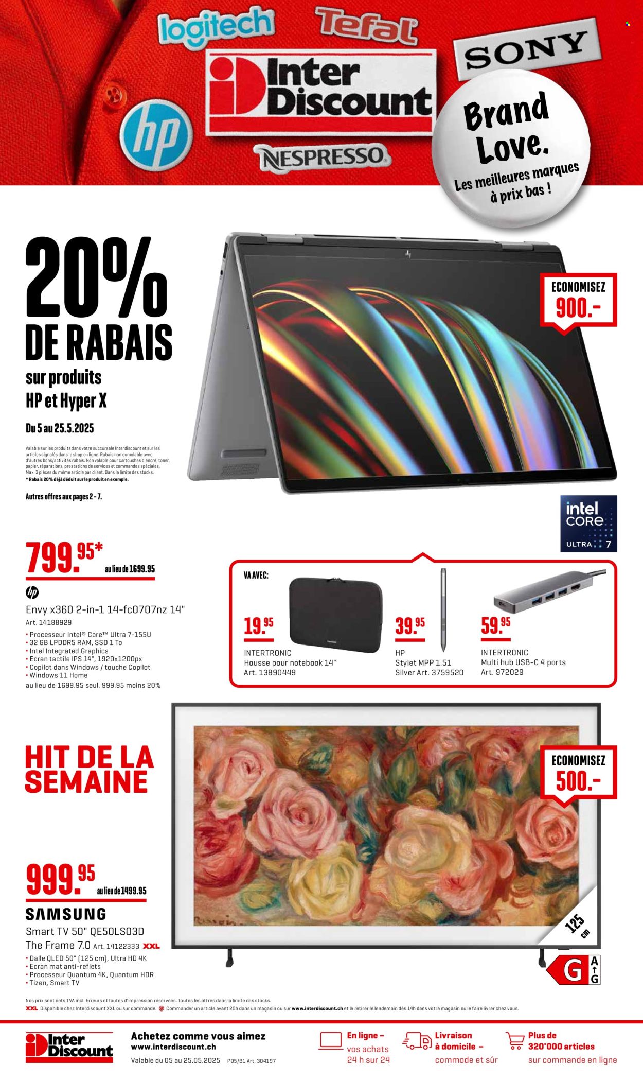 Catalogue Interdiscount - 5.5.2025 - 25.5.2025. Page 1.
