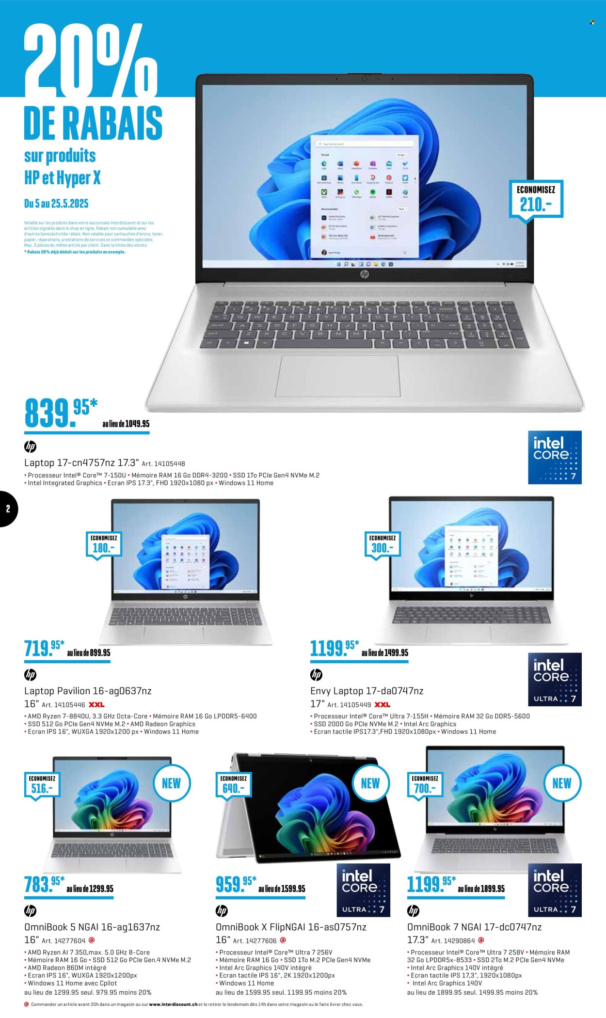 Catalogue Interdiscount - 5.5.2025 - 25.5.2025. Page 2.
