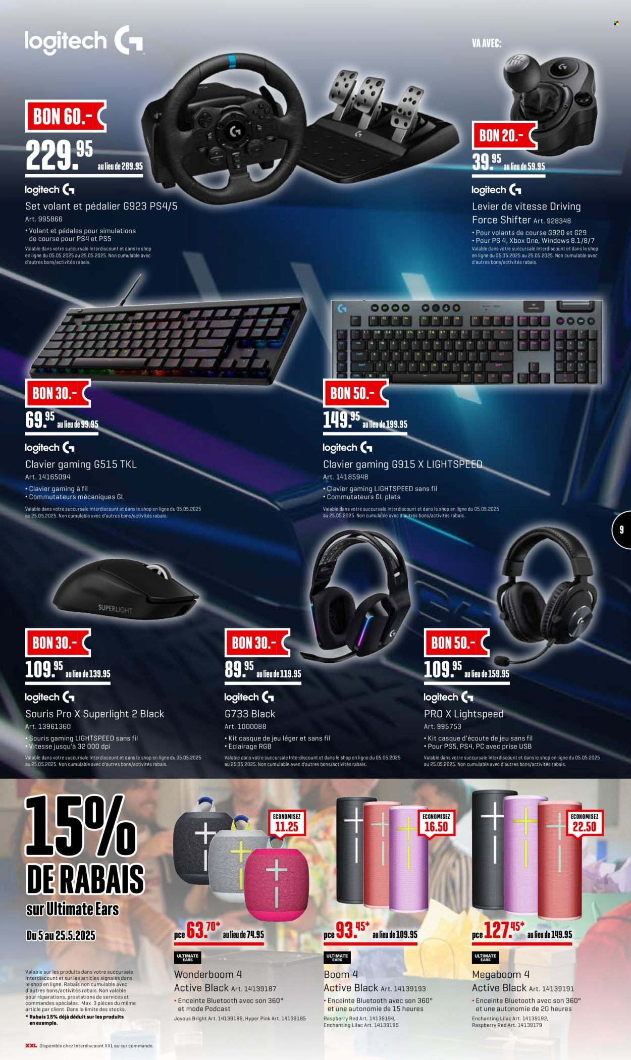 Catalogue Interdiscount - 5.5.2025 - 25.5.2025. Page 9.