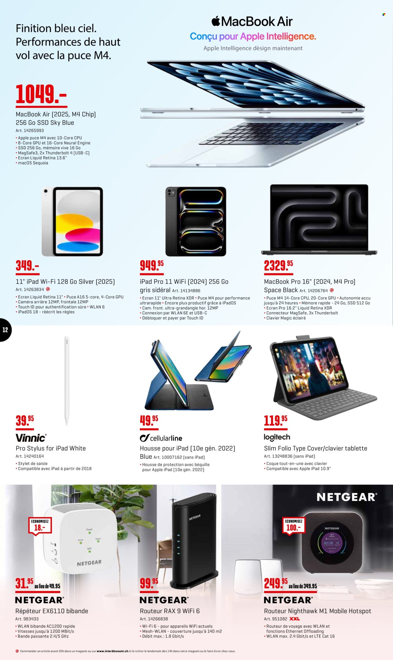 Catalogue Interdiscount - 5.5.2025 - 25.5.2025. Page 12.