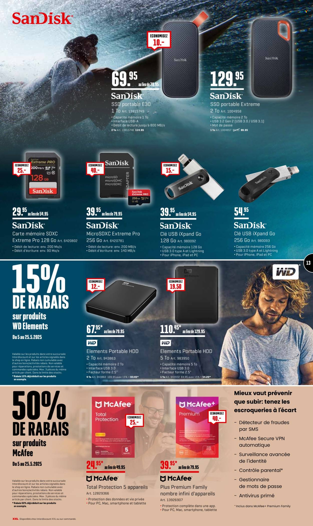 Catalogue Interdiscount - 5.5.2025 - 25.5.2025. Page 13.