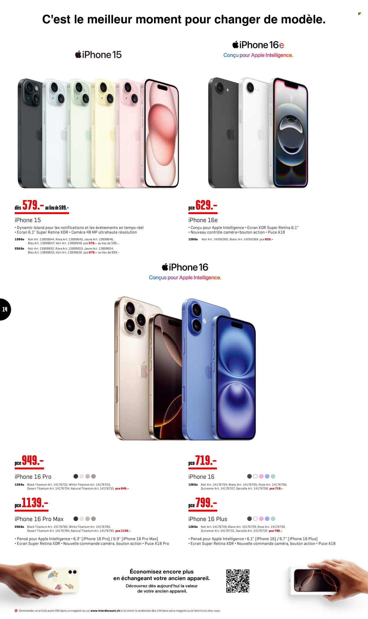 Catalogue Interdiscount - 5.5.2025 - 25.5.2025. Page 14.