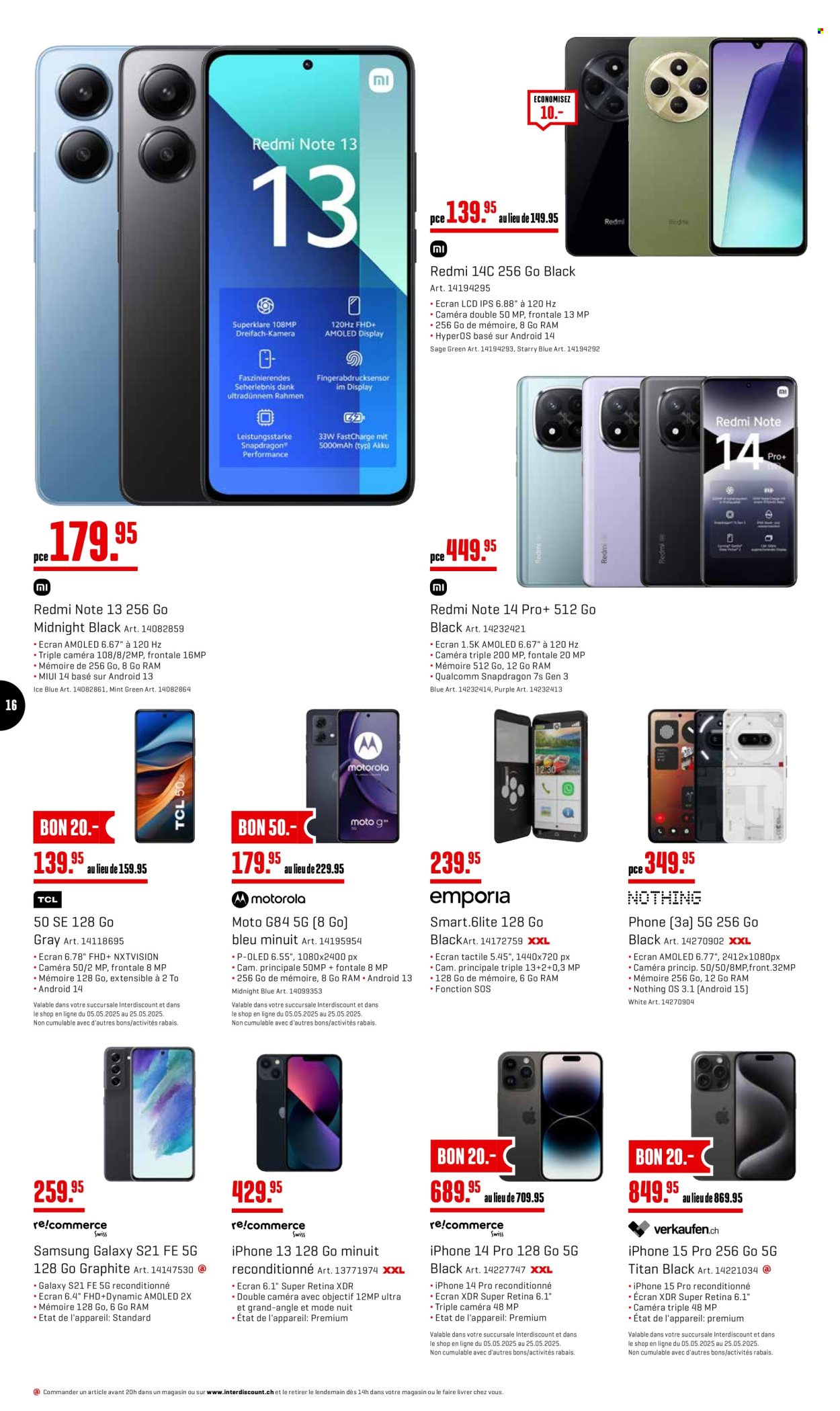 Catalogue Interdiscount - 5.5.2025 - 25.5.2025. Page 16.