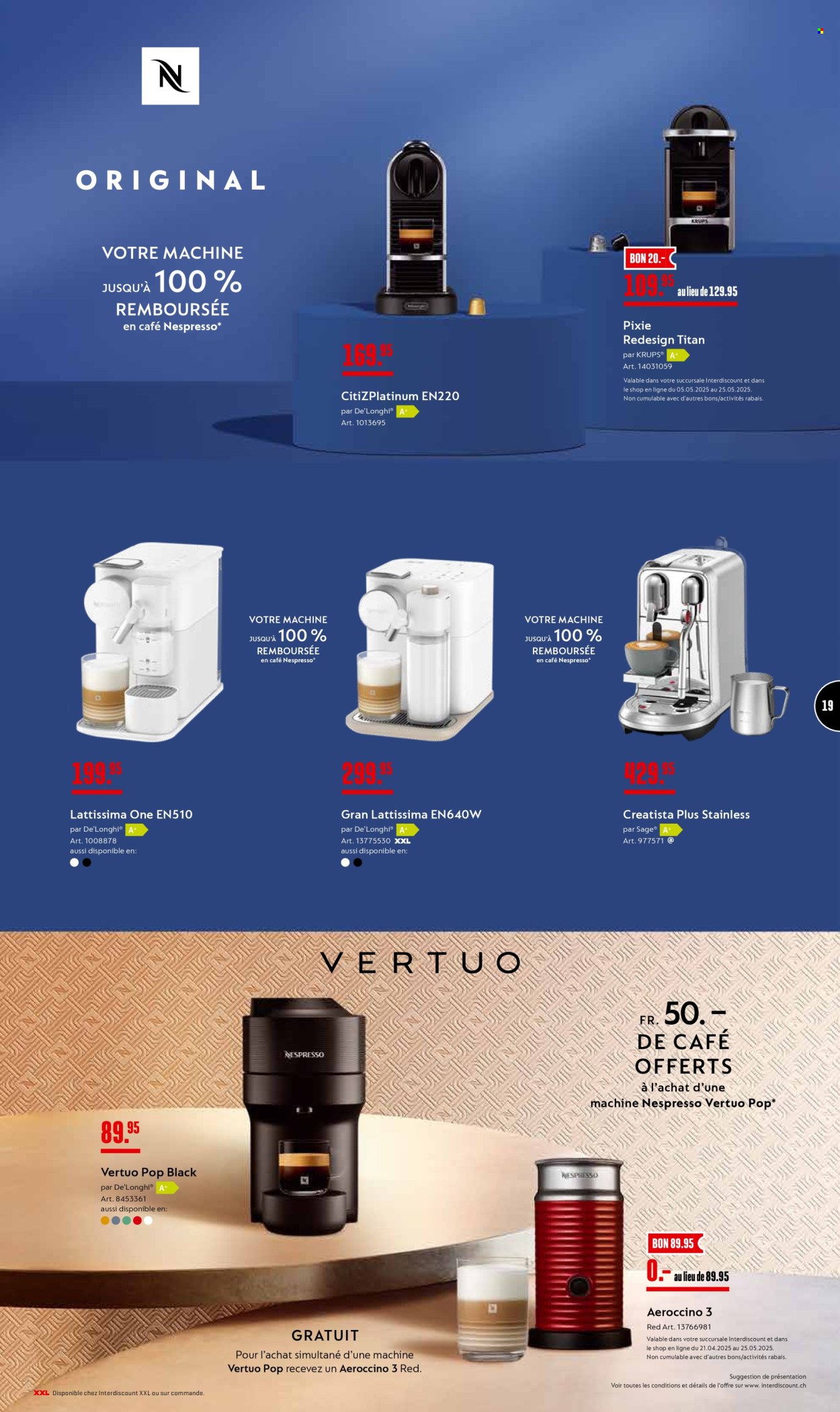 Catalogue Interdiscount - 5.5.2025 - 25.5.2025. Page 19.