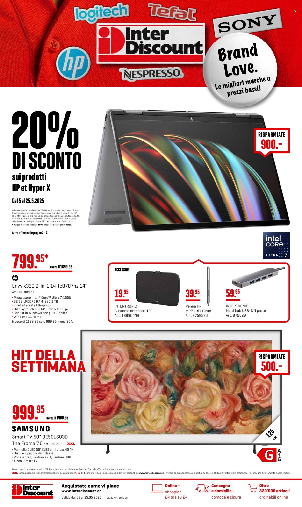 Catalogue Interdiscount - 5.5.2025 - 25.5.2025. Page 1.