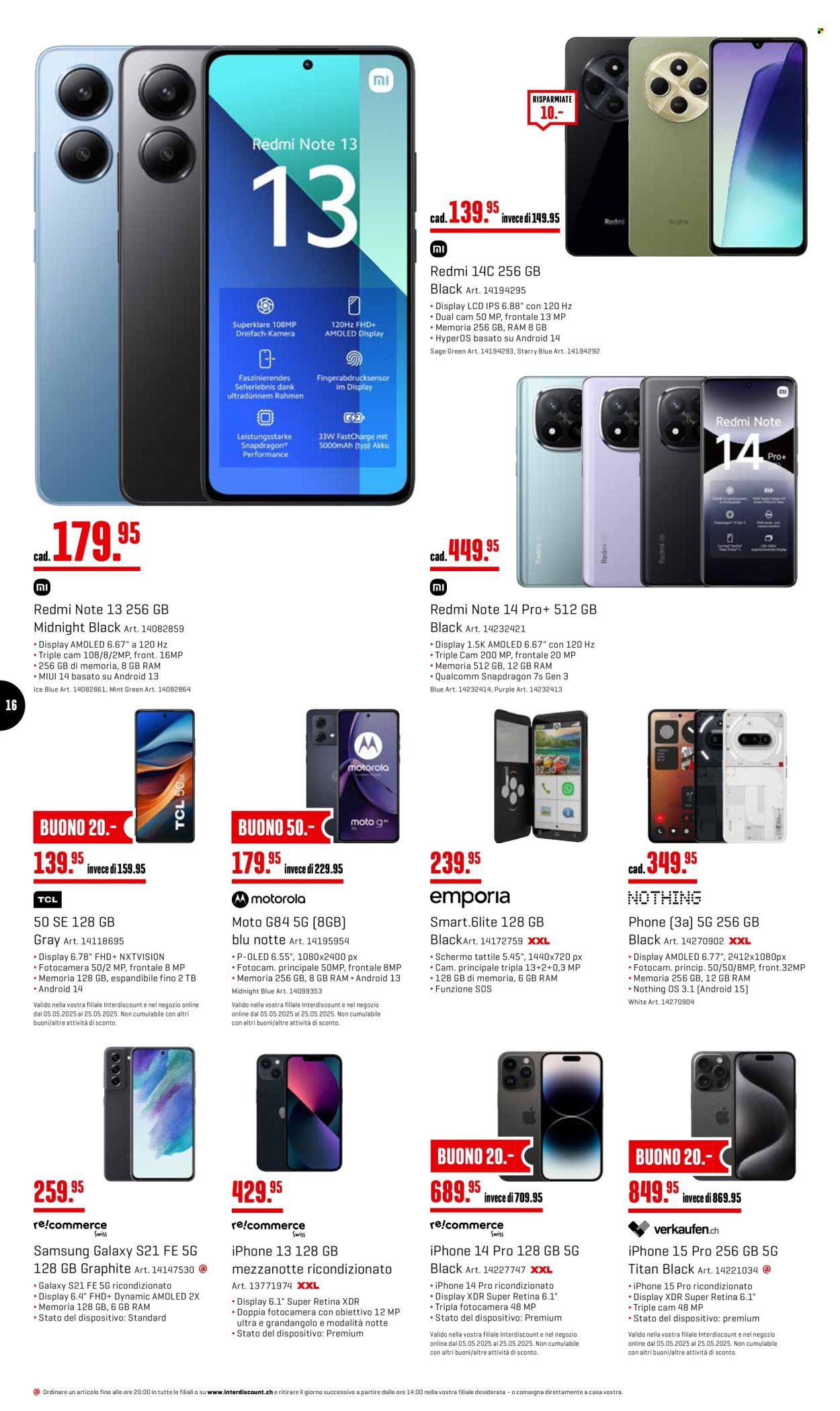 Catalogue Interdiscount - 5.5.2025 - 25.5.2025. Page 16.