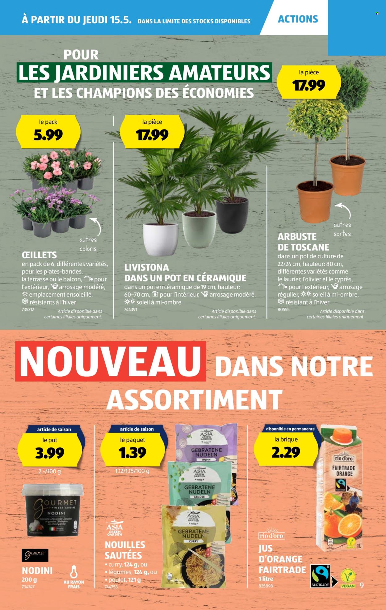 Catalogue Aldi - 15.5.2025 - 21.5.2025. Page 9.