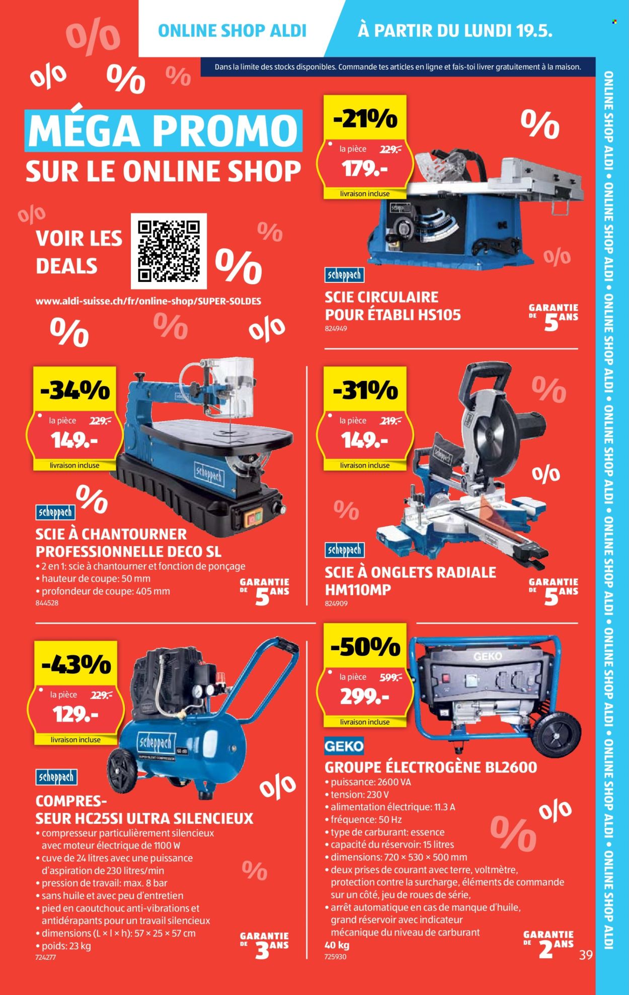 Catalogue Aldi - 15.5.2025 - 21.5.2025. Page 39.