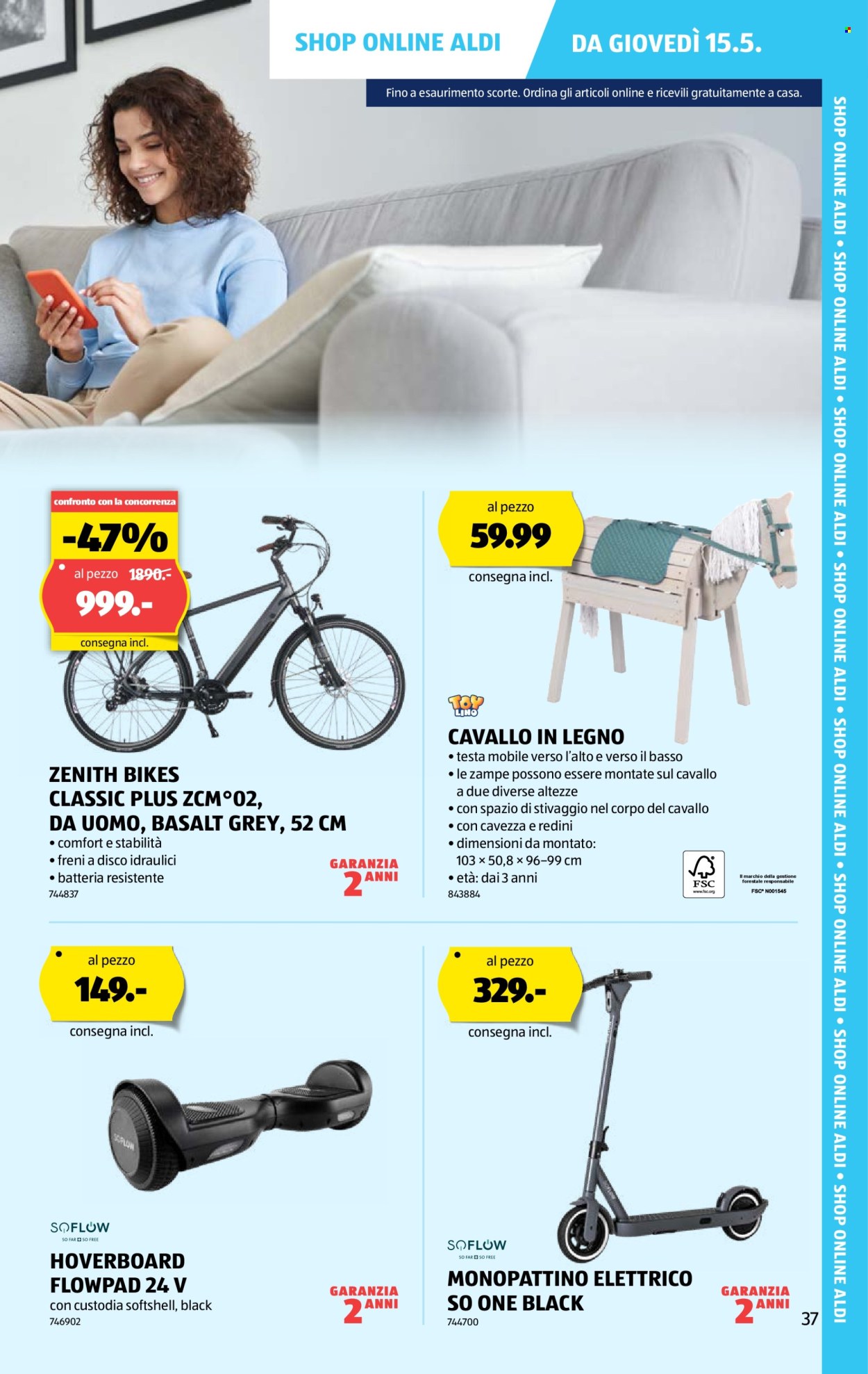 Catalogue Aldi - 15.5.2025 - 21.5.2025. Page 37.