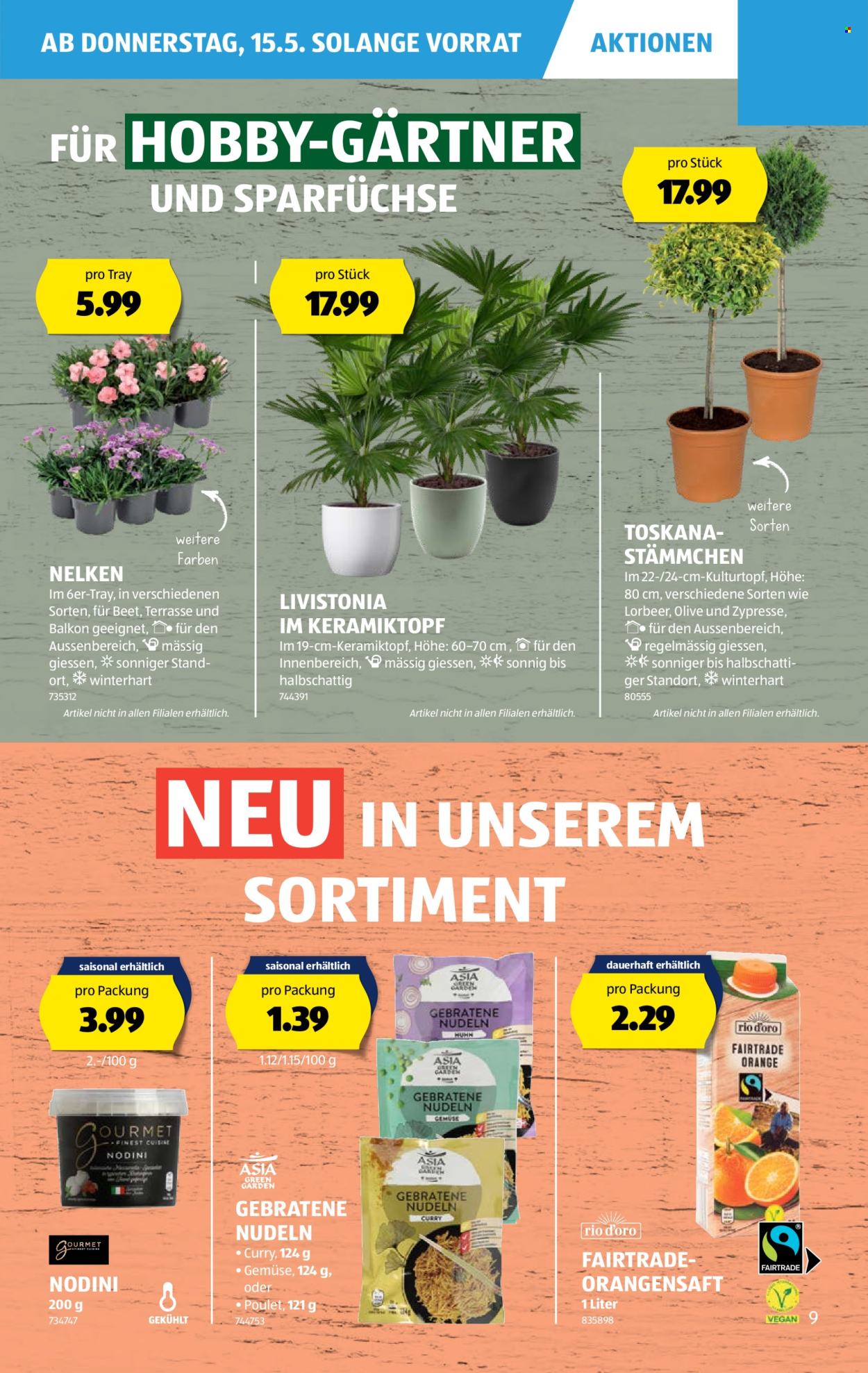 Catalogue Aldi - 15.5.2025 - 21.5.2025. Page 9.