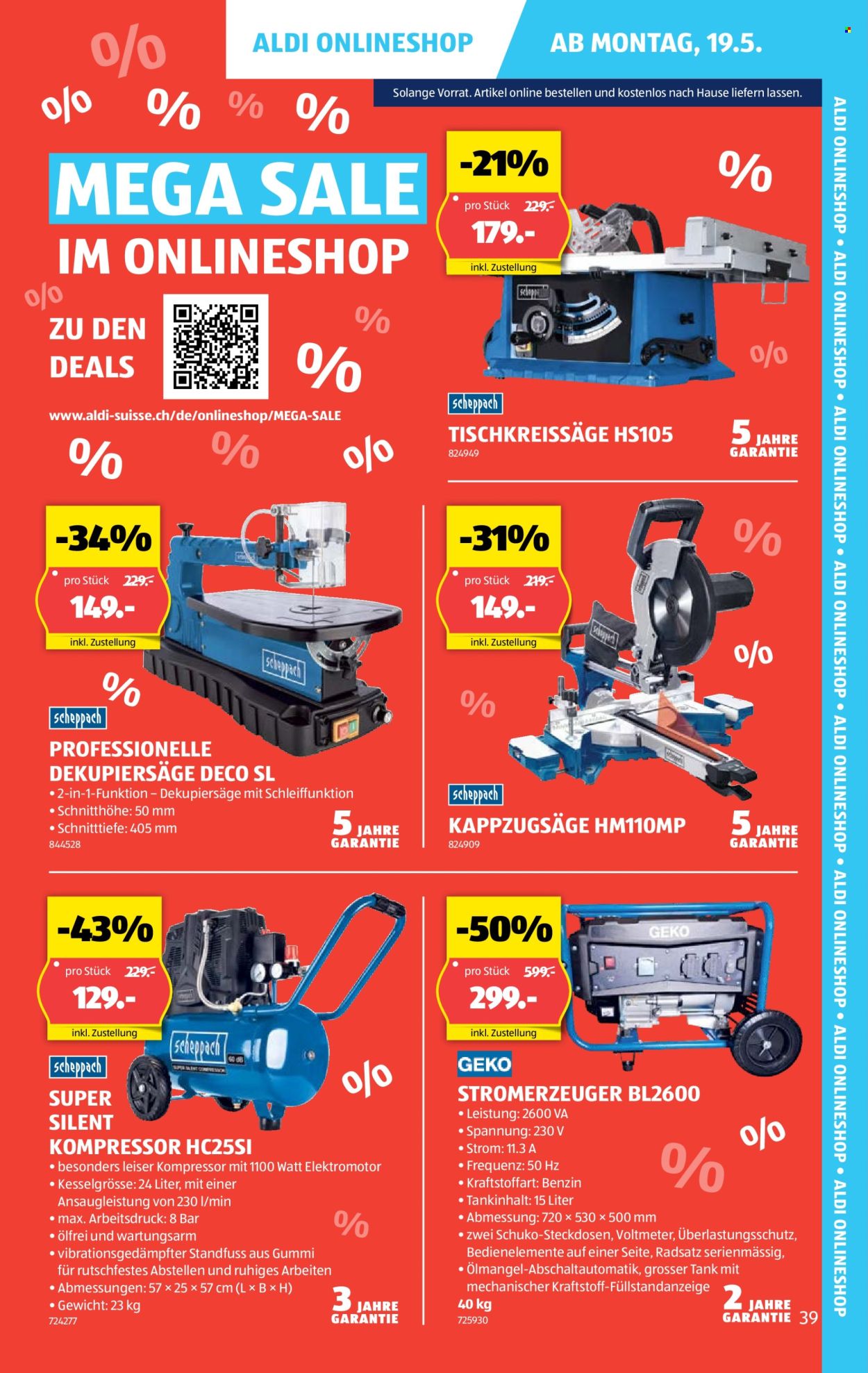 Catalogue Aldi - 15.5.2025 - 21.5.2025. Page 39.