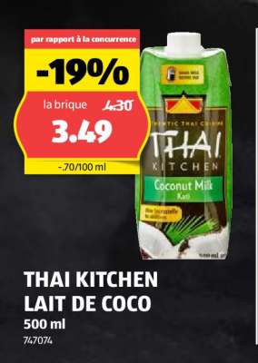 THAI KITCHEN LAIT DE COCO