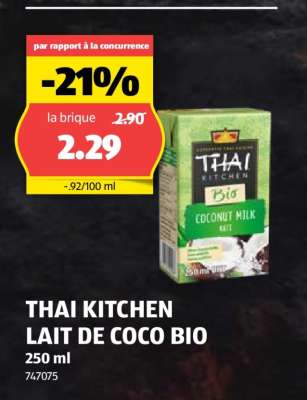 THAI KITCHEN LAIT DE COCO BIO