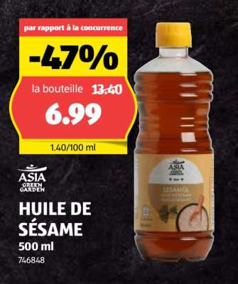Huile de sésame