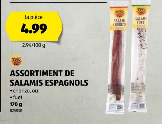 ASSORTIMENT DE SALAMIS ESPAGNOLS