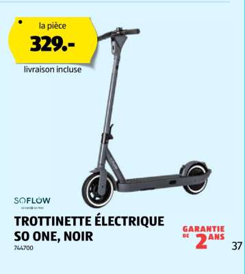 Trottinette Électrique SO ONE, Noir