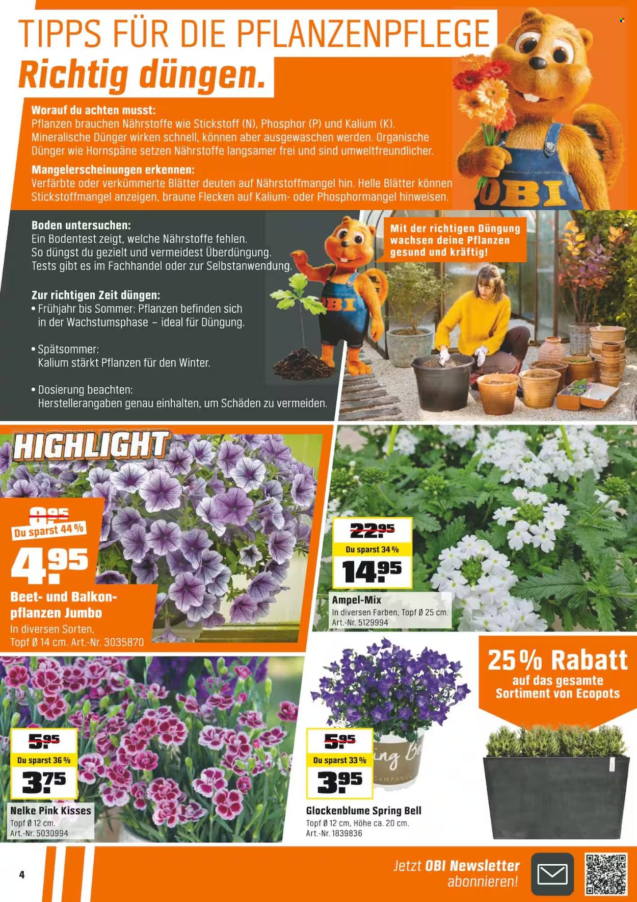 Catalogue OBI - 11.5.2025 - 24.5.2025. Page 4.