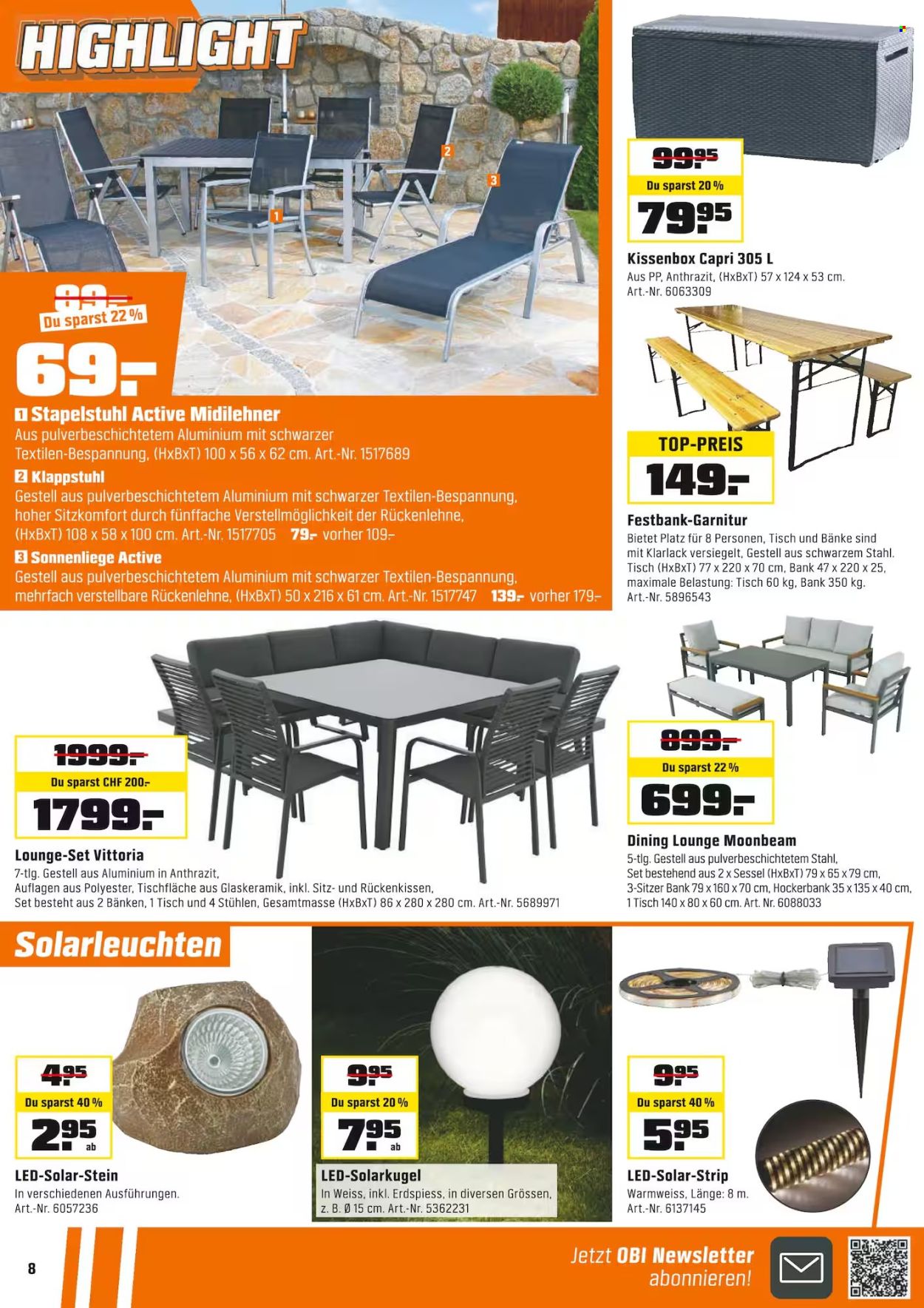 Catalogue OBI - 11.5.2025 - 24.5.2025. Page 8.