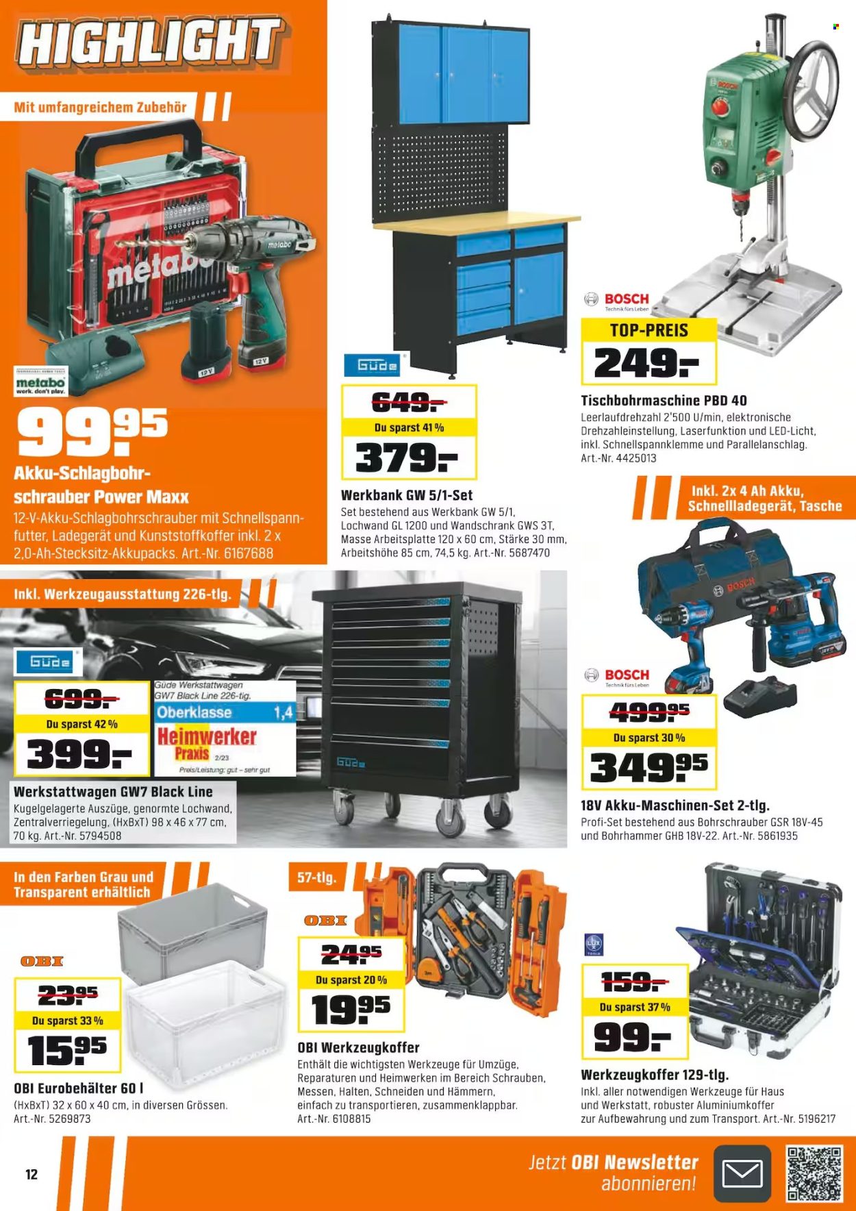 Catalogue OBI - 11.5.2025 - 24.5.2025. Page 12.
