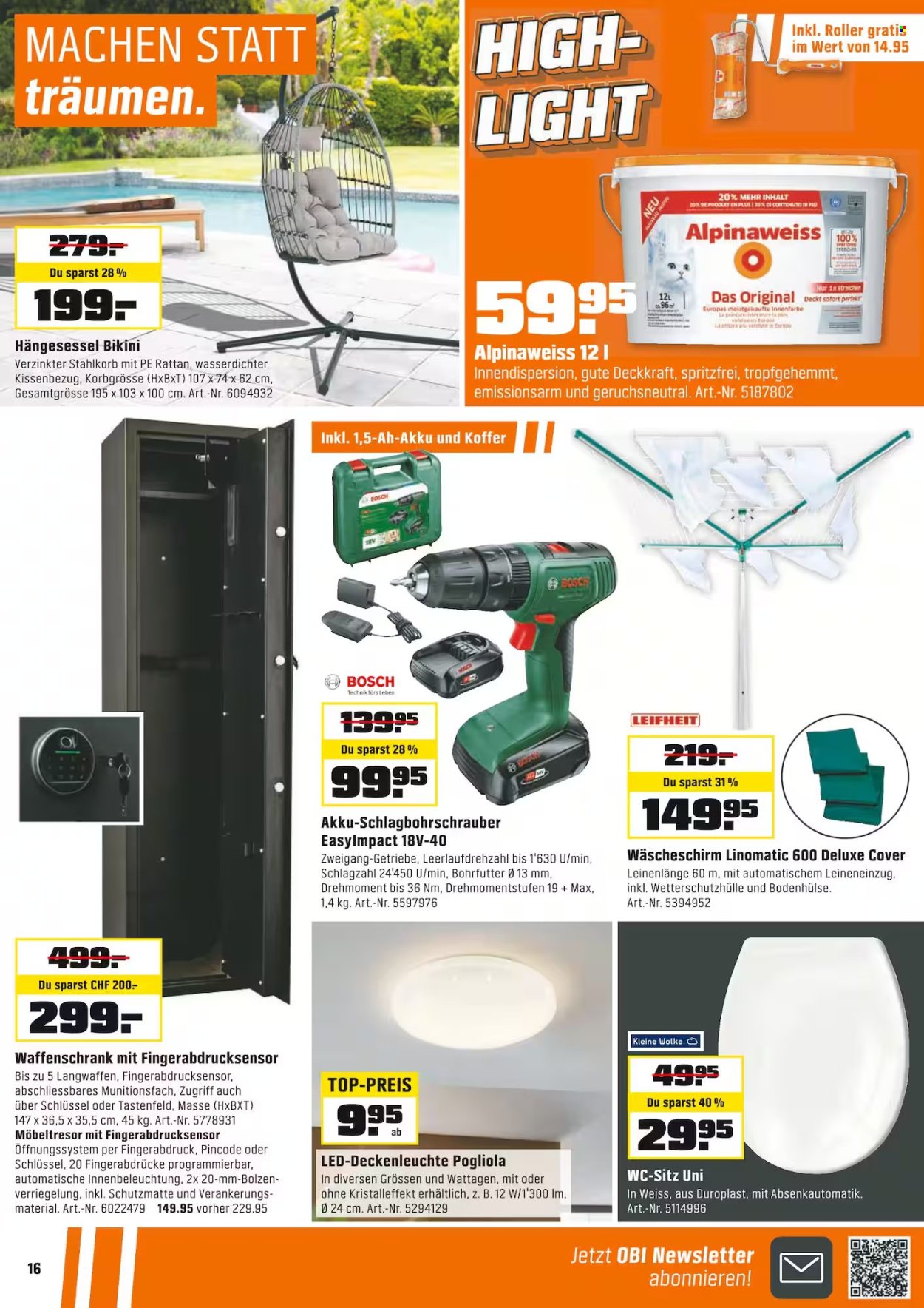 Catalogue OBI - 11.5.2025 - 24.5.2025. Page 16.