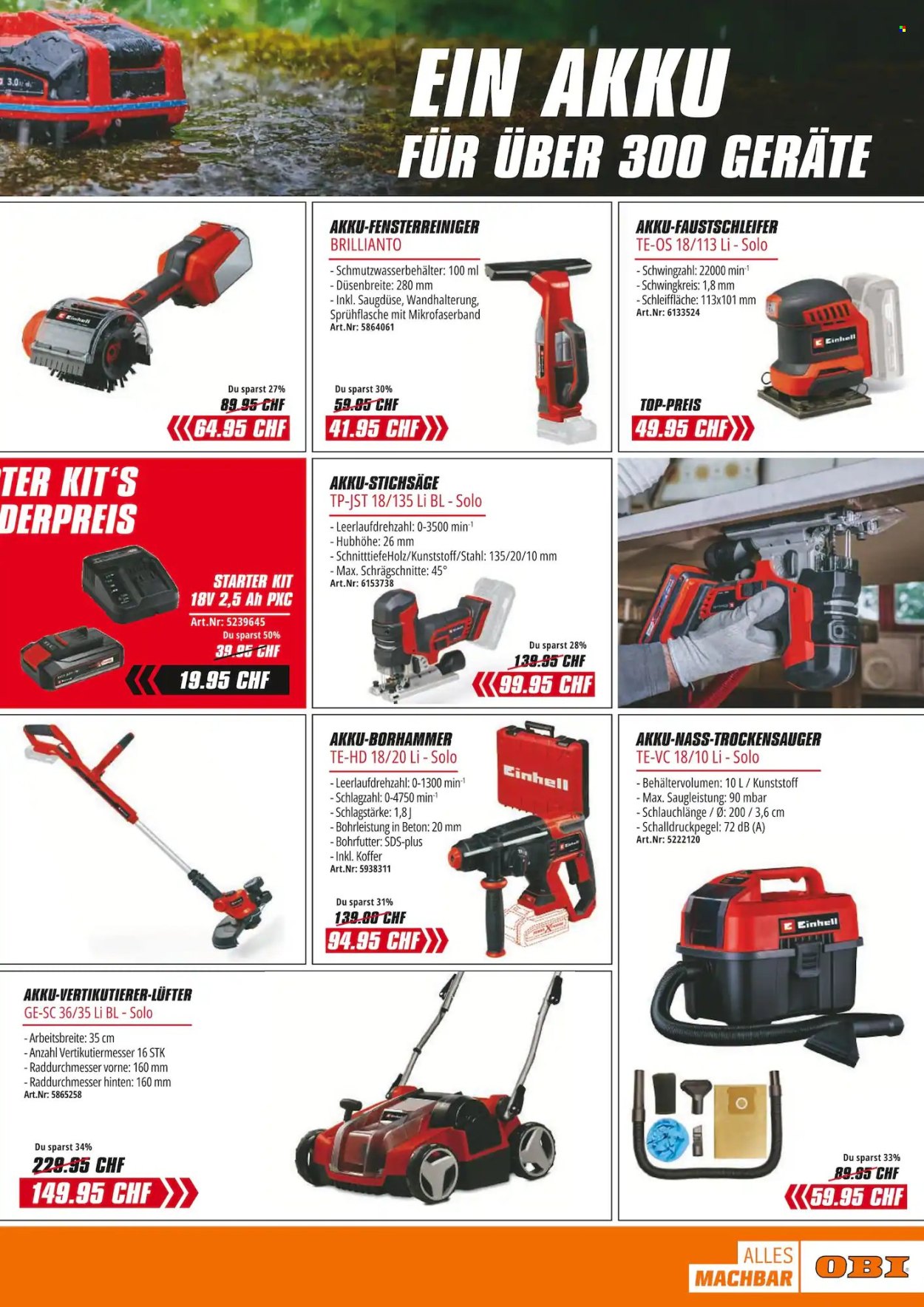 Catalogue OBI - 11.5.2025 - 24.5.2025. Page 19.