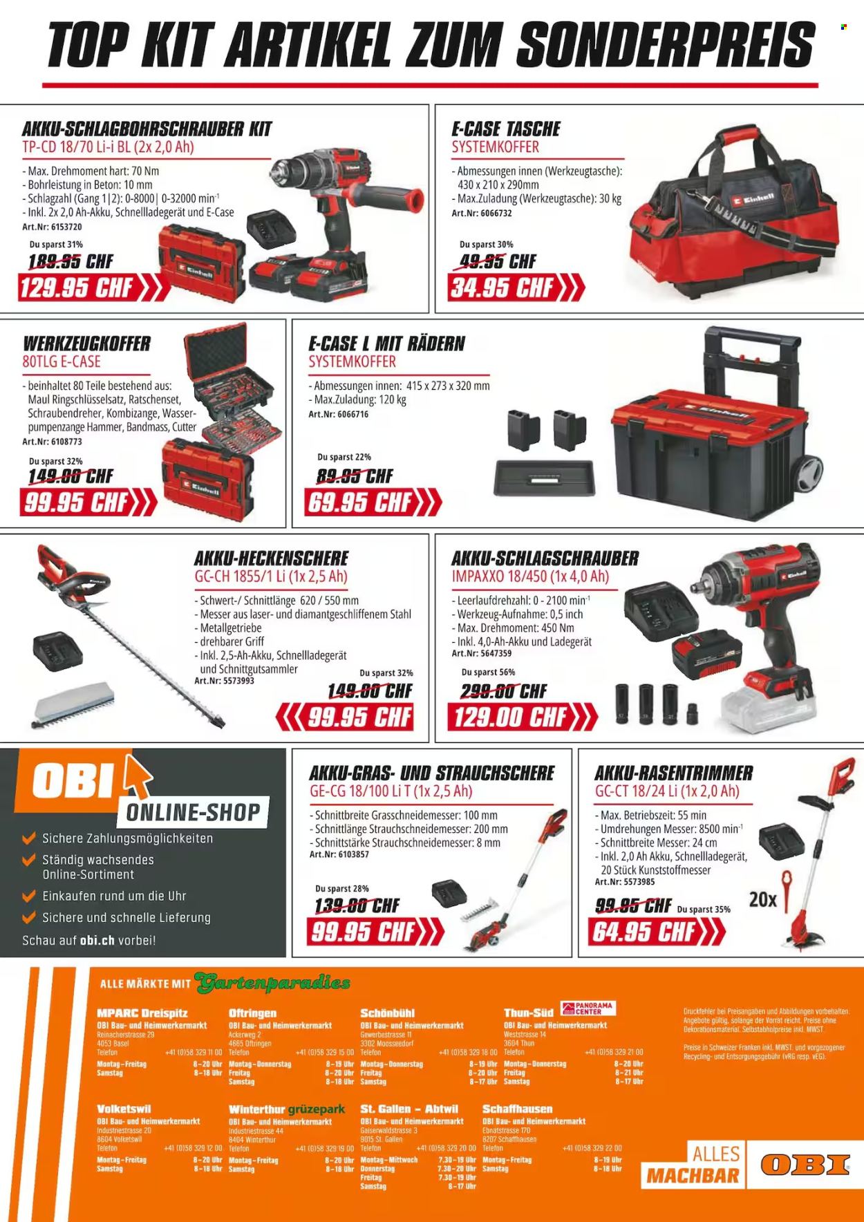 Catalogue OBI - 11.5.2025 - 24.5.2025. Page 20.