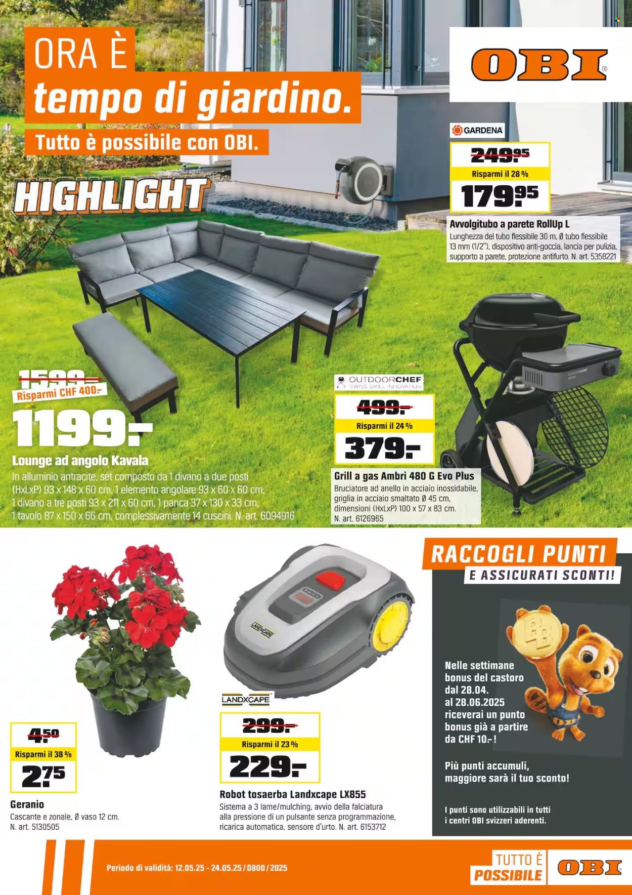 Catalogue OBI - 11.5.2025 - 24.5.2025. Page 1.
