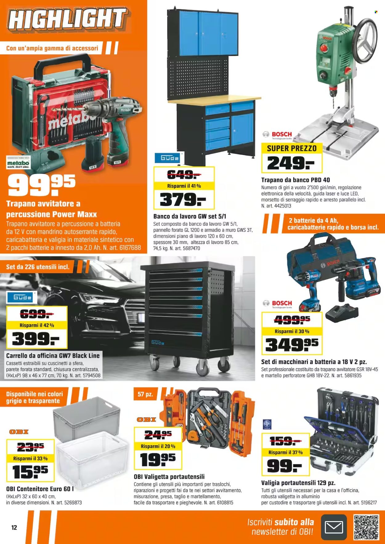 Catalogue OBI - 11.5.2025 - 24.5.2025. Page 12.
