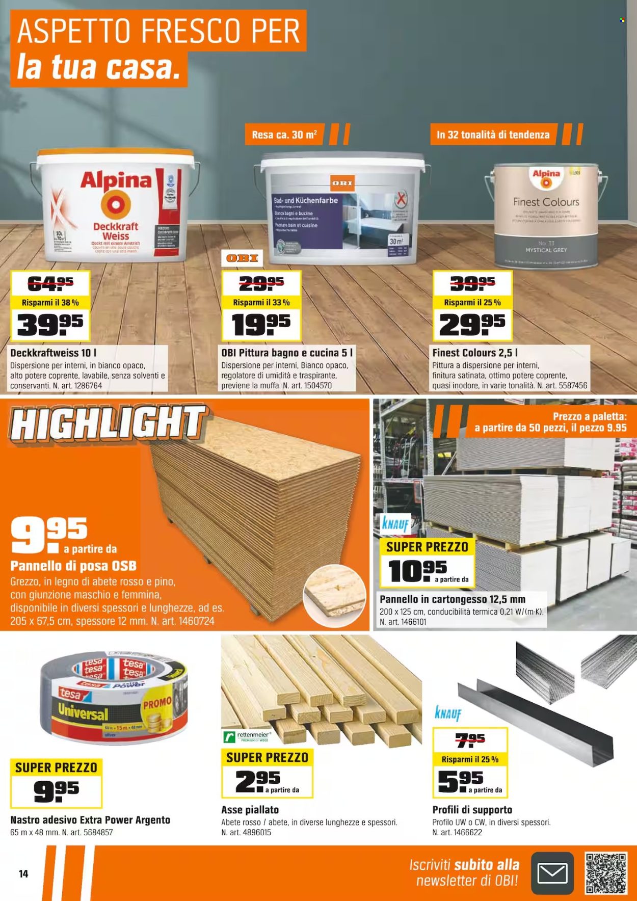 Catalogue OBI - 11.5.2025 - 24.5.2025. Page 14.