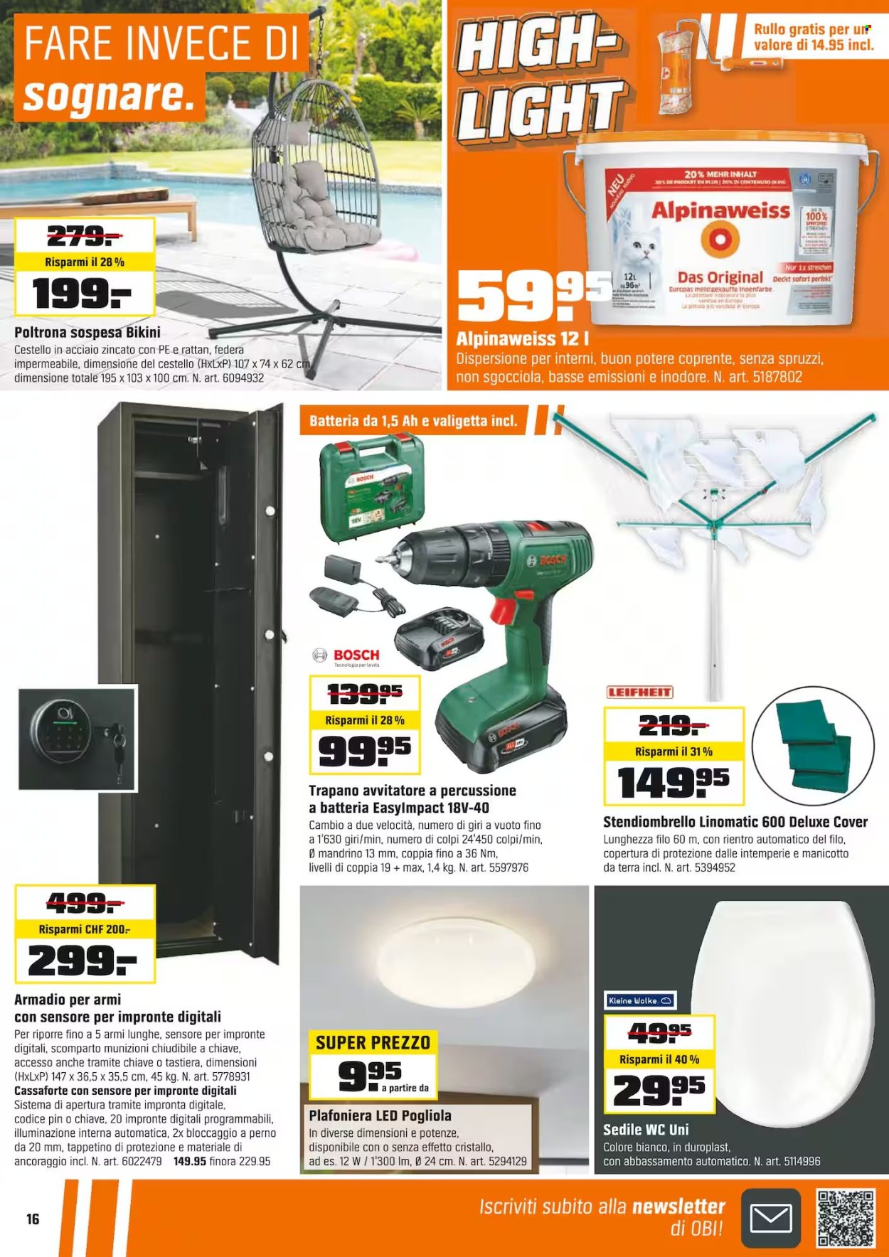 Catalogue OBI - 11.5.2025 - 24.5.2025. Page 16.