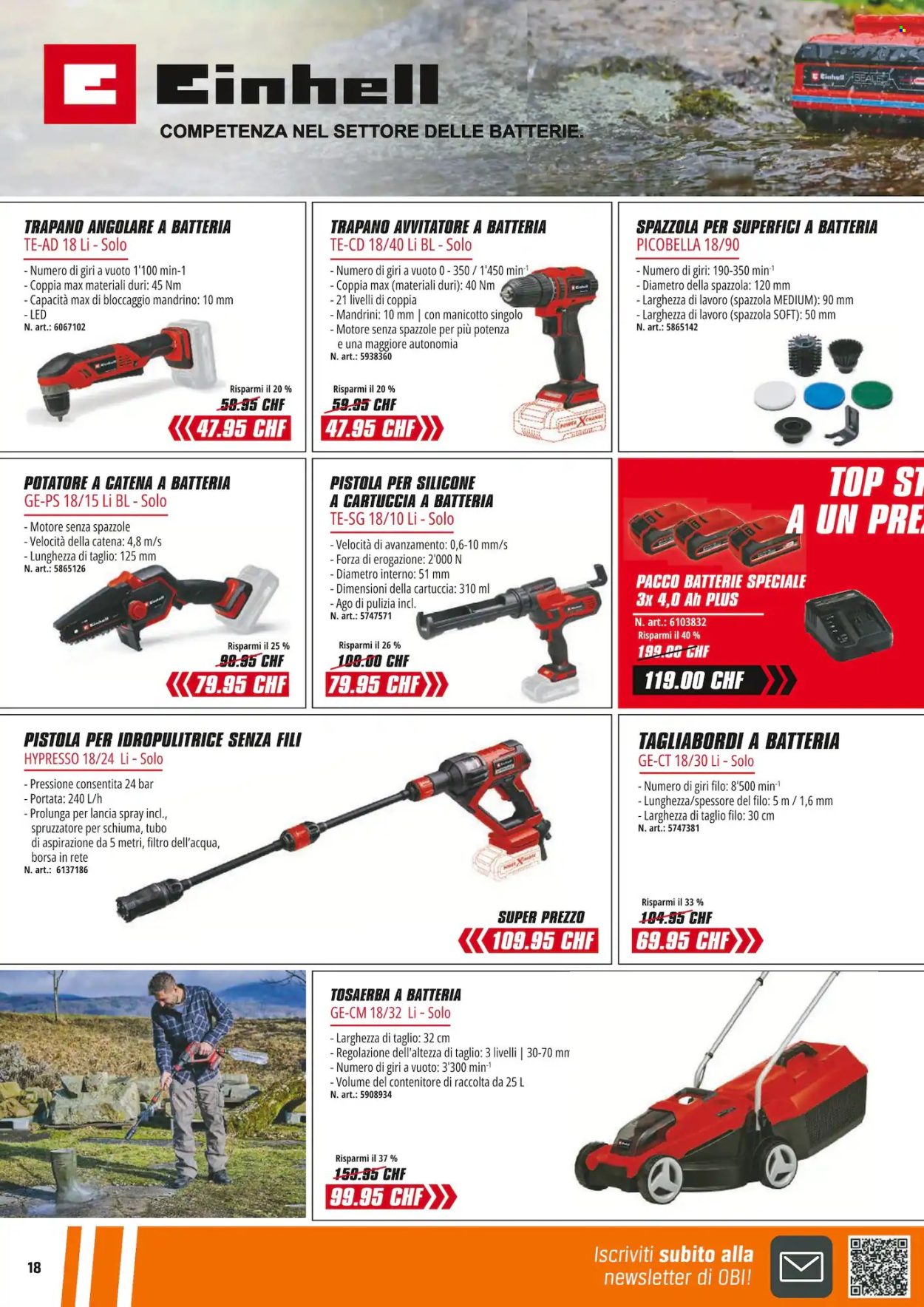 Catalogue OBI - 11.5.2025 - 24.5.2025. Page 18.