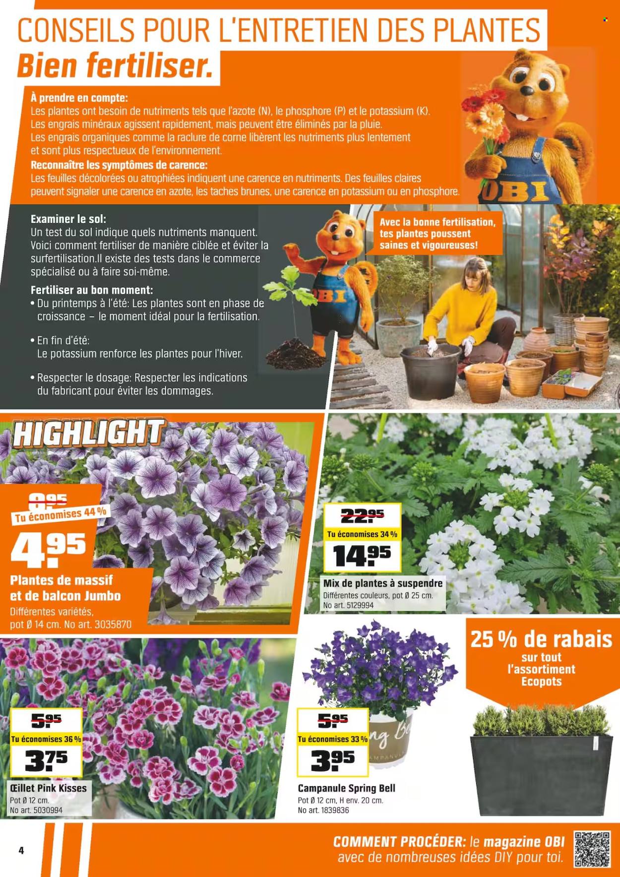 Catalogue OBI - 11.5.2025 - 24.5.2025. Page 4.