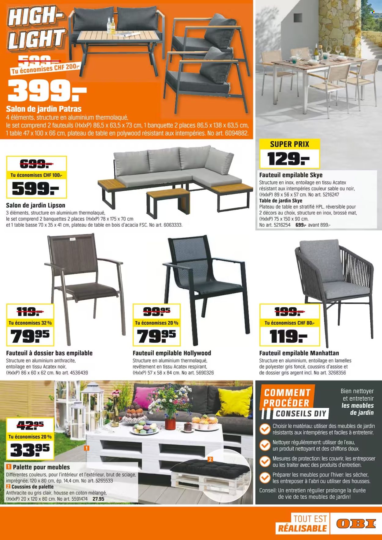 Catalogue OBI - 11.5.2025 - 24.5.2025. Page 7.