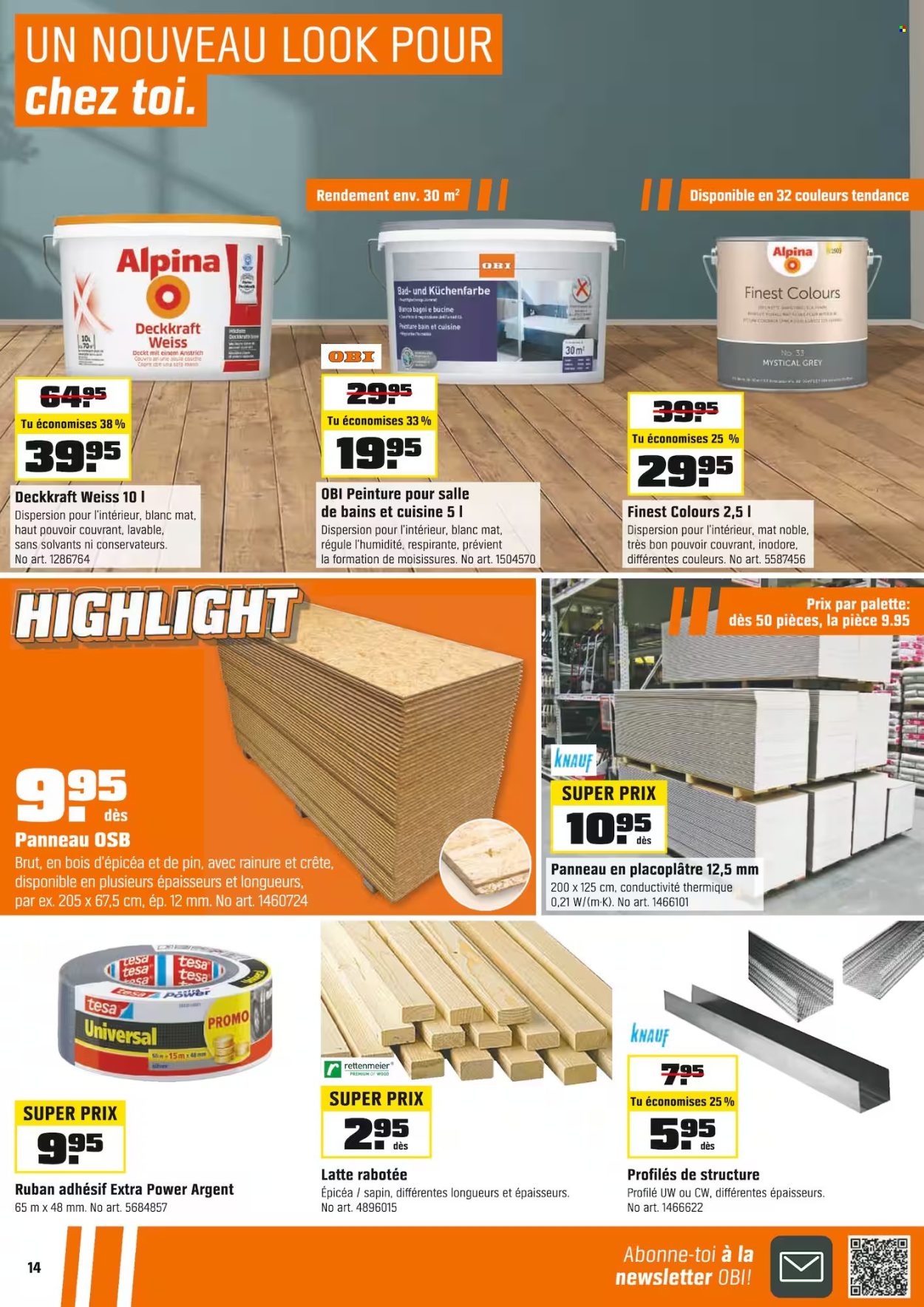 Catalogue OBI - 11.5.2025 - 24.5.2025. Page 14.