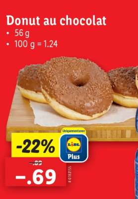 Donut au chocolat