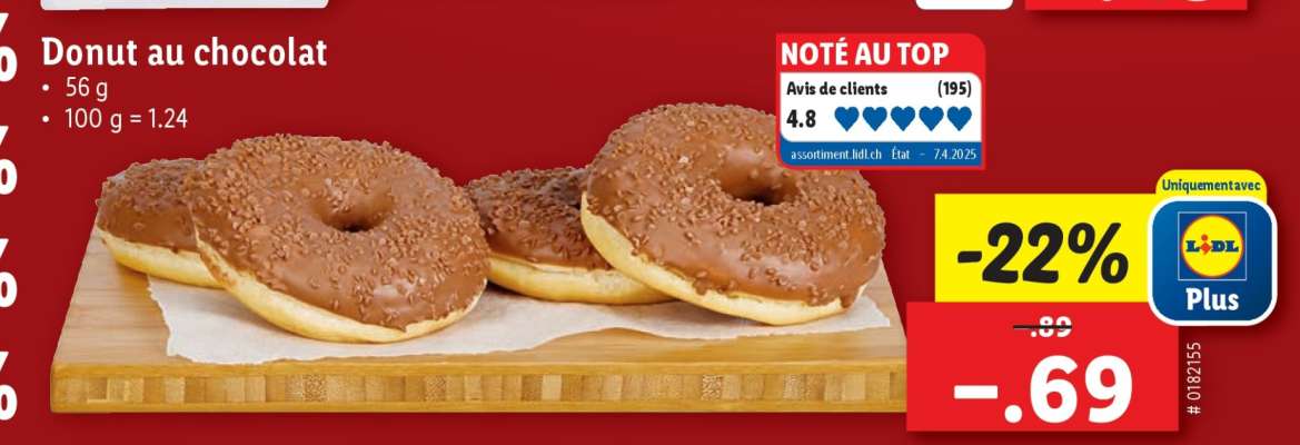 Donut au chocolat