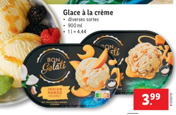 Glace à la crème