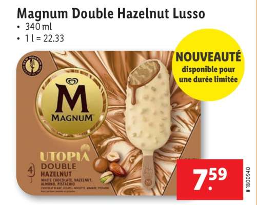 Magnum Double Hazelnut Lusso
