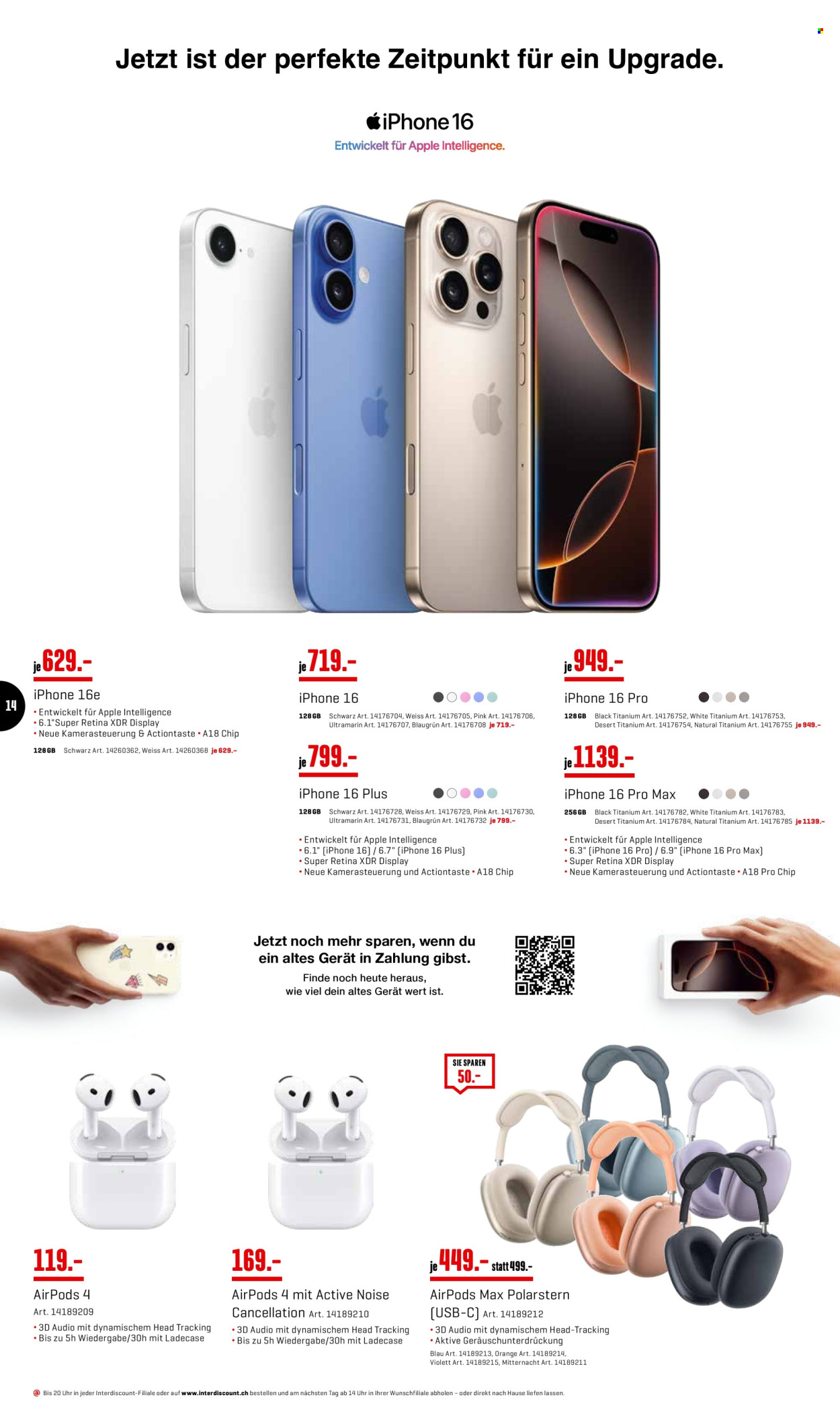 Catalogue Interdiscount - 12.5.2025 - 25.5.2025. Page 14.